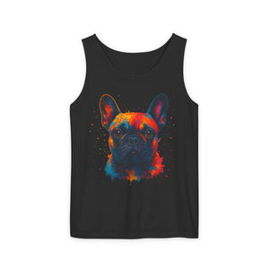 Vibrant French Bulldog Tank Top for Pet Lovers - Riff Raff Wear