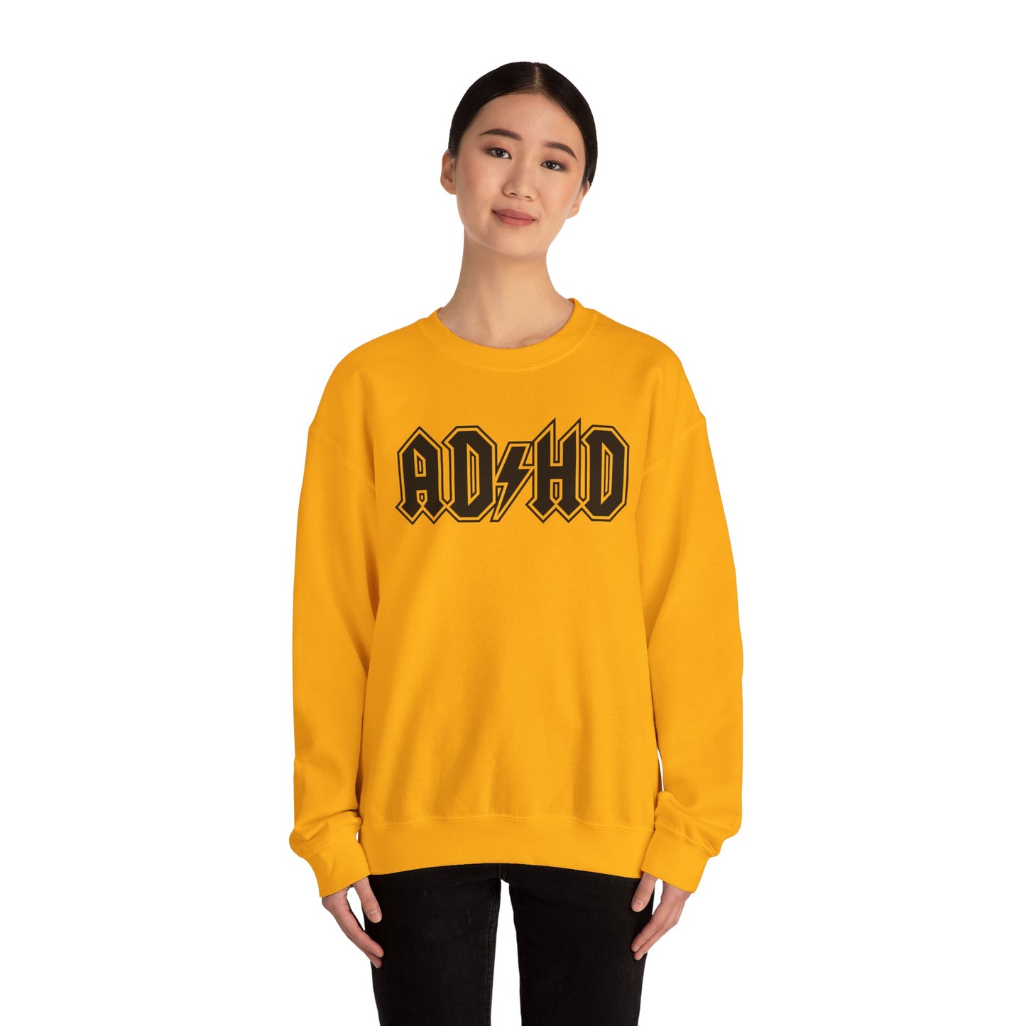 ADHD Graphic Crewneck Sweatshirt - Riff Raff Wear