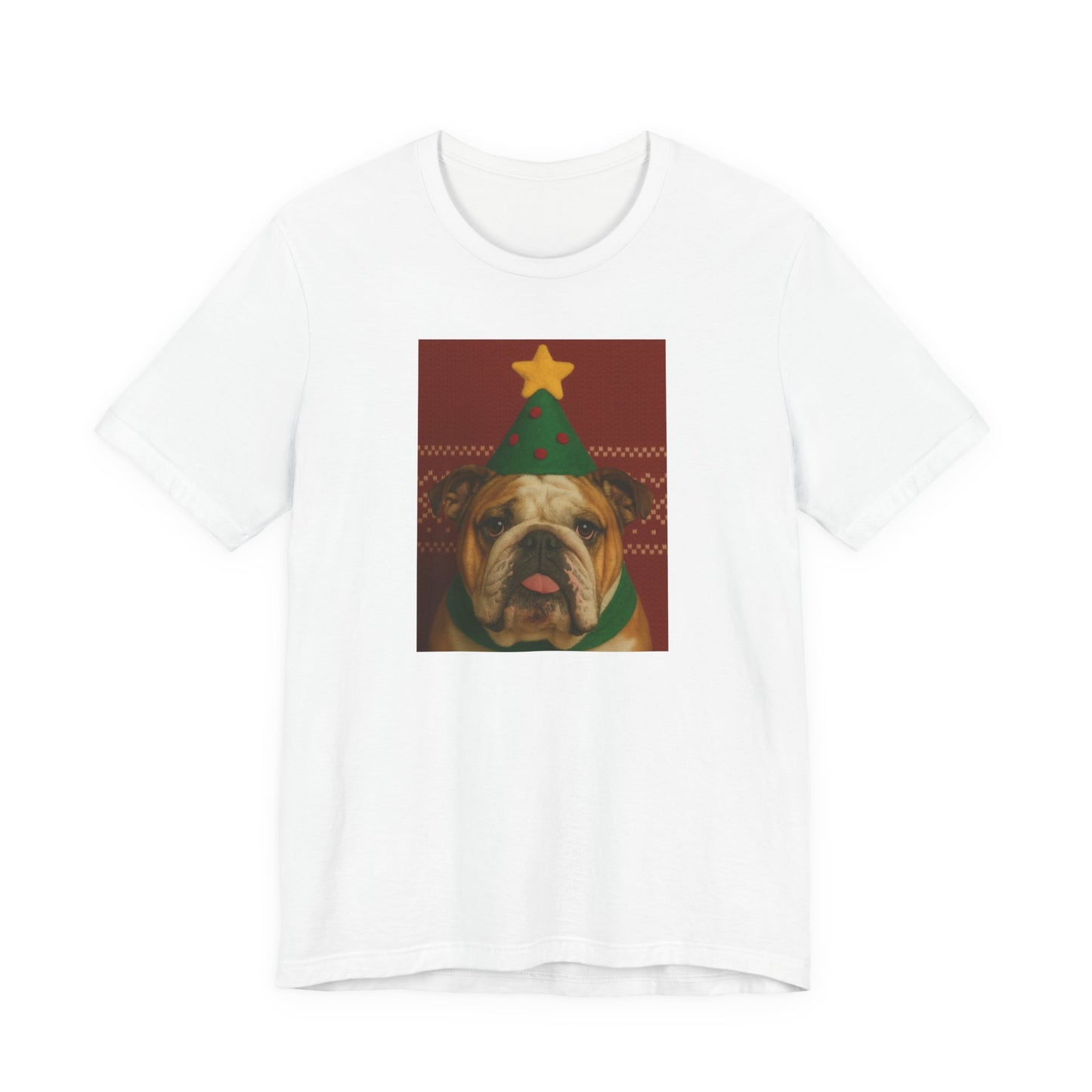 Festive Dog Christmas Tee, Cute Holiday T-Shirt, Unisex Pet Lover Gift, Funny Pet Design, Christmas Apparel - Riff Raff Wear