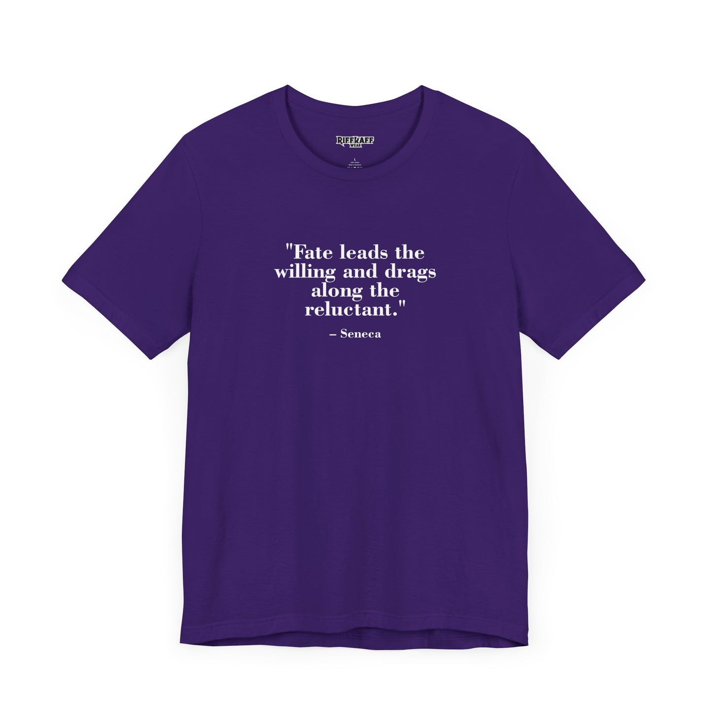 Fate leads the willing and drags along the reluctant - Unisex Jersey Short Sleeve Tee Mind Forge -Raff Raff Wear