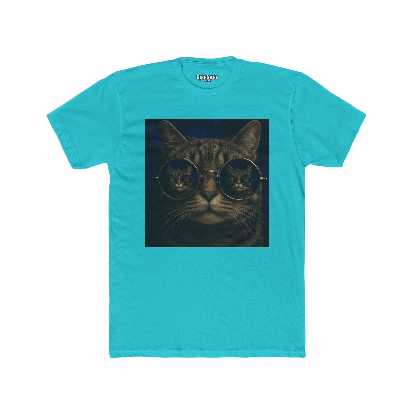 Cool Cat Unisex Cotton Crew Tee - Fun Pet Lover Shirt - Riff Raff Wear