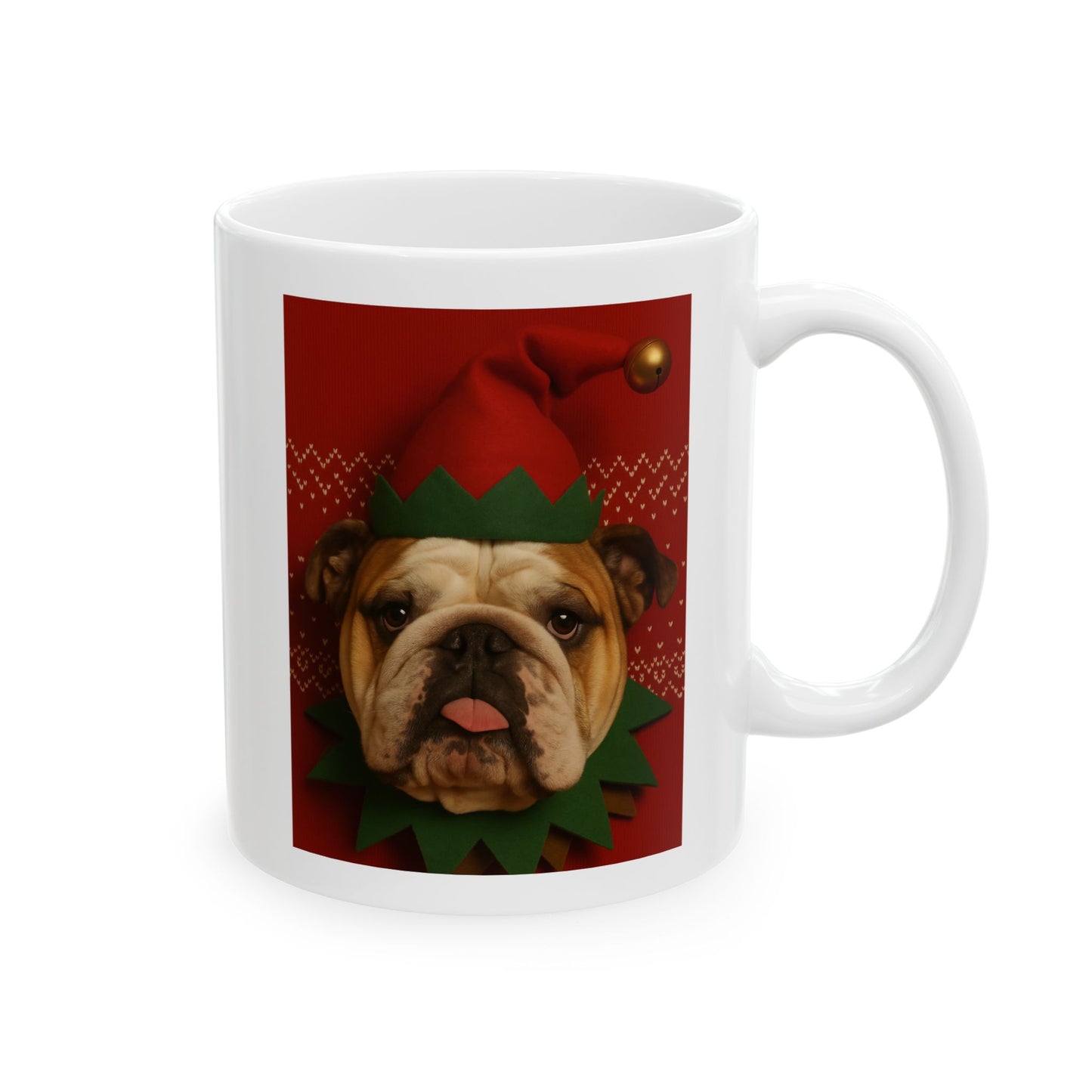 Festive Ceramic Mug - Perfect for Holiday Cheer, Gift for Coffee Lovers, Christmas Mug, Tea Lovers, Seasonal Drinkware - Riff Raff Wear