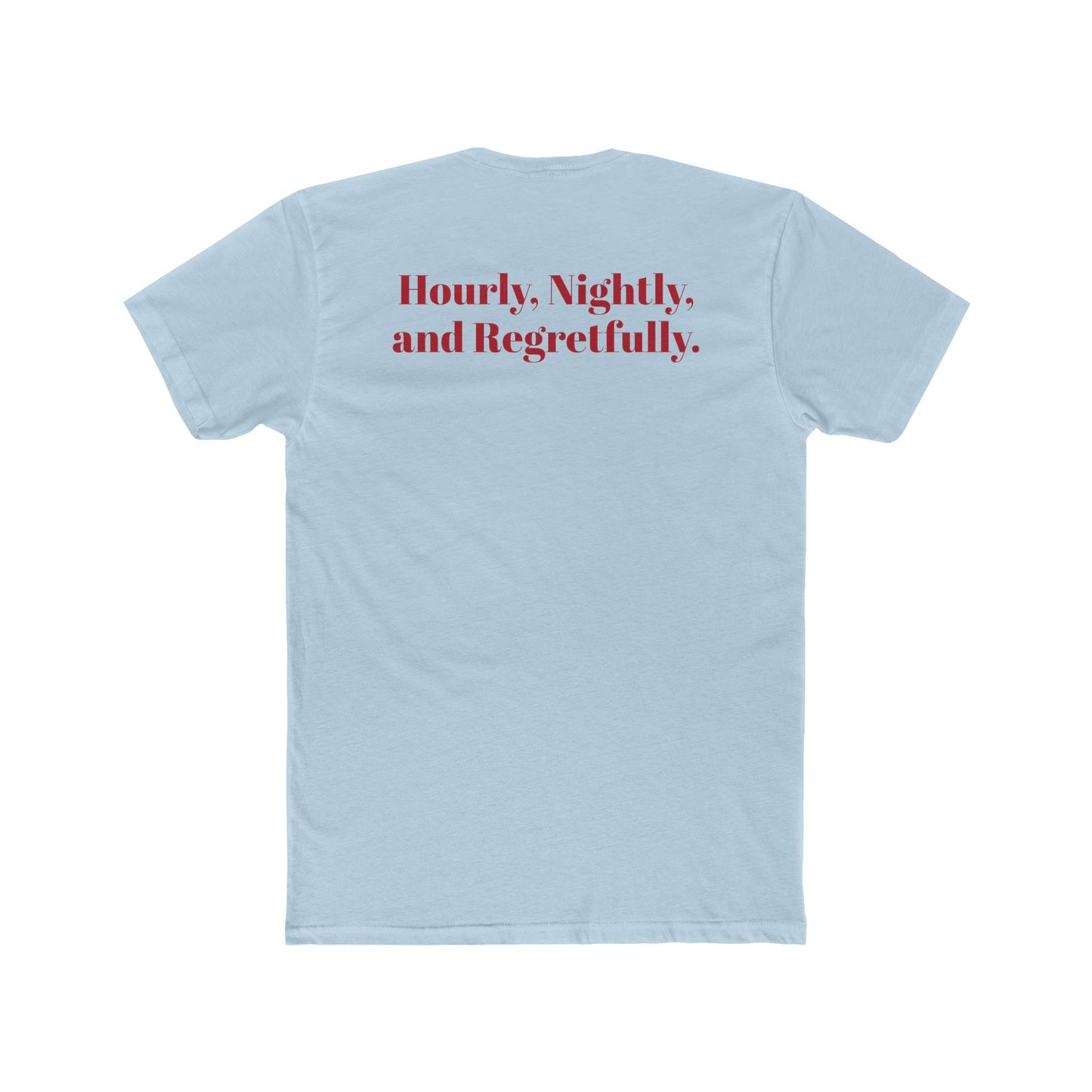 Vintage Starlight Motor Unisex Cotton Crew Tee - Hourly, Nightly, and Regretfully - Riff Raff Underground