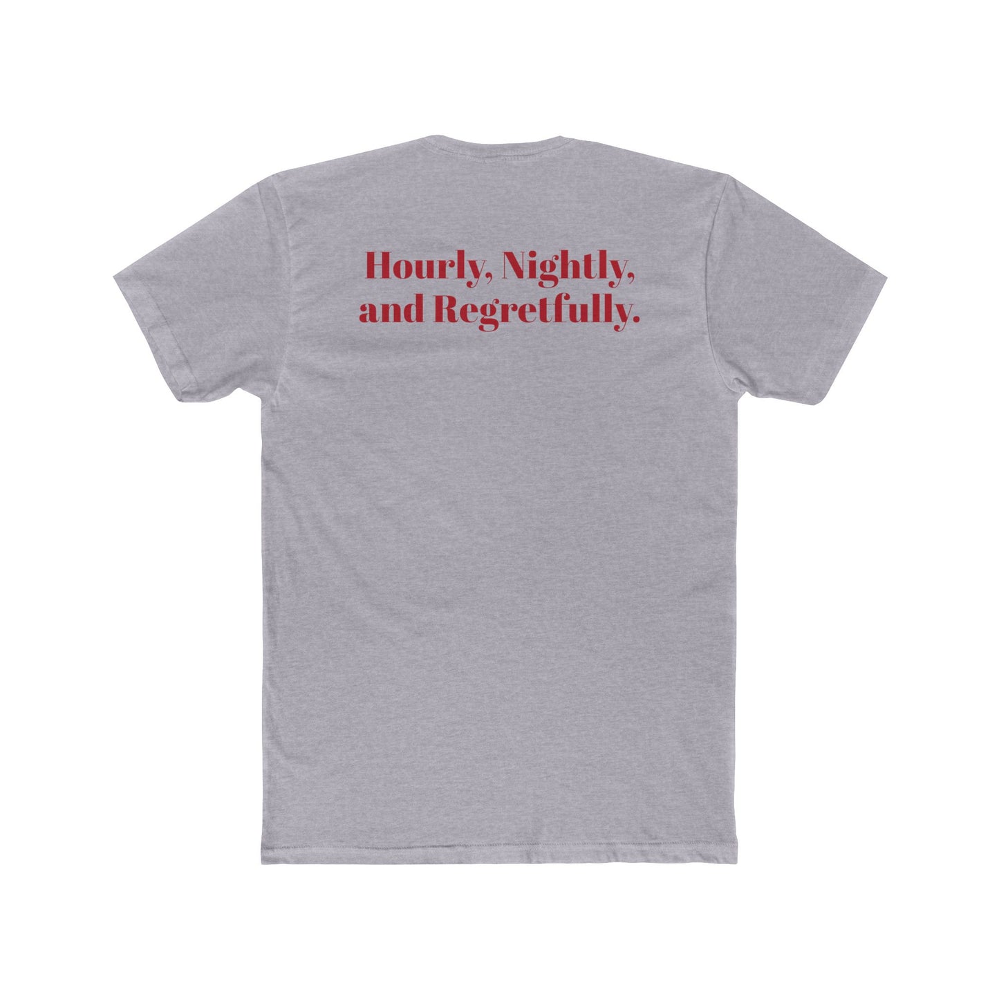 Vintage Starlight Motor Unisex Cotton Crew Tee - Hourly, Nightly, and Regretfully - Riff Raff Underground