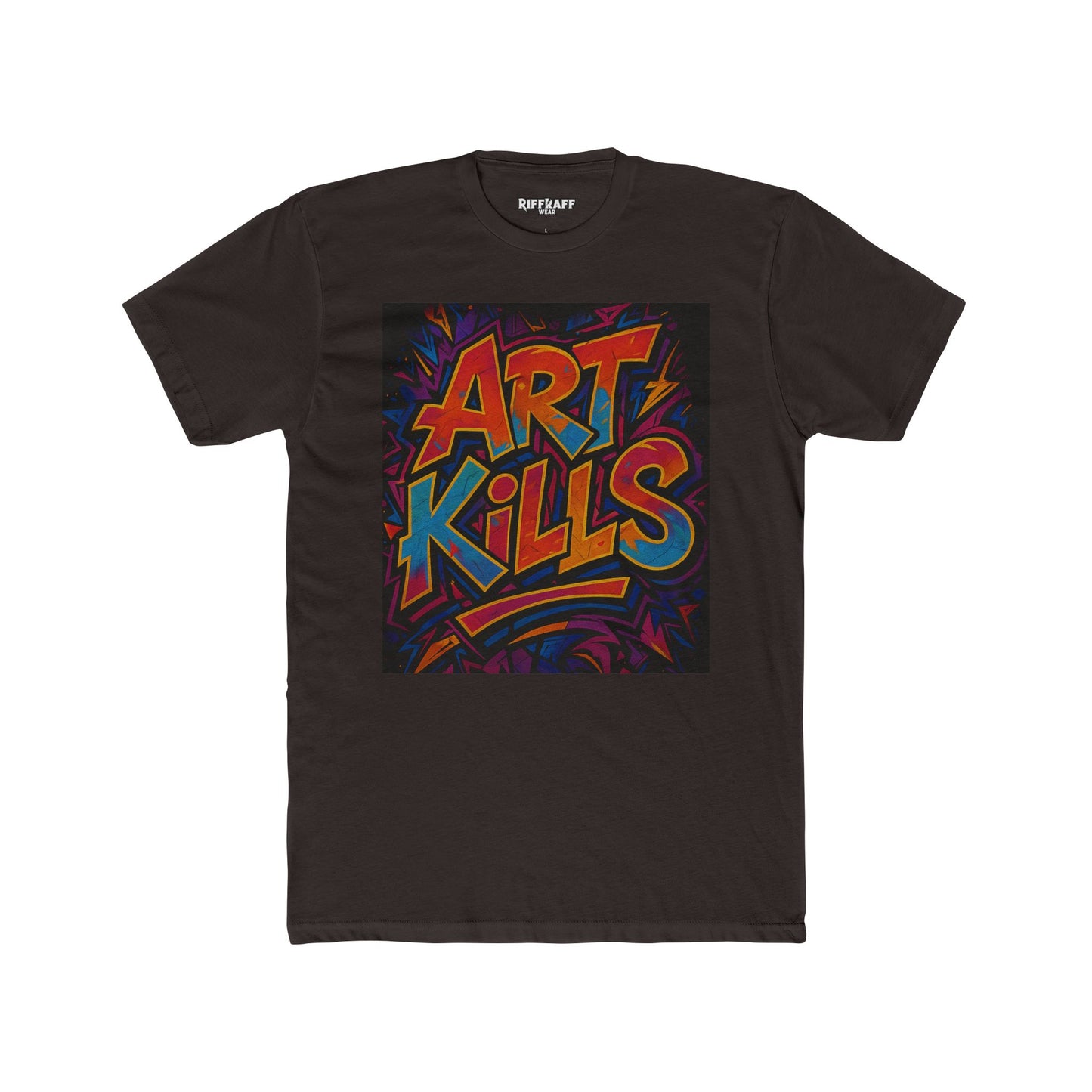 Art Kills Unisex Cotton Crew Tee - Creative Expression T-Shirt - Riff Raff Wear