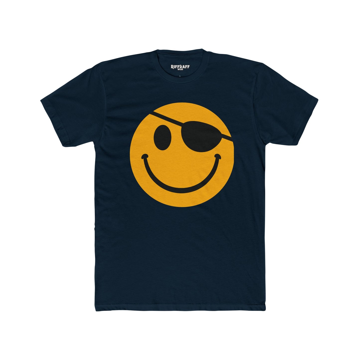 Pirate Smile Unisex Cotton Crew Tee - Fun and Playful Graphic T-Shirt - Riff Raff Wear