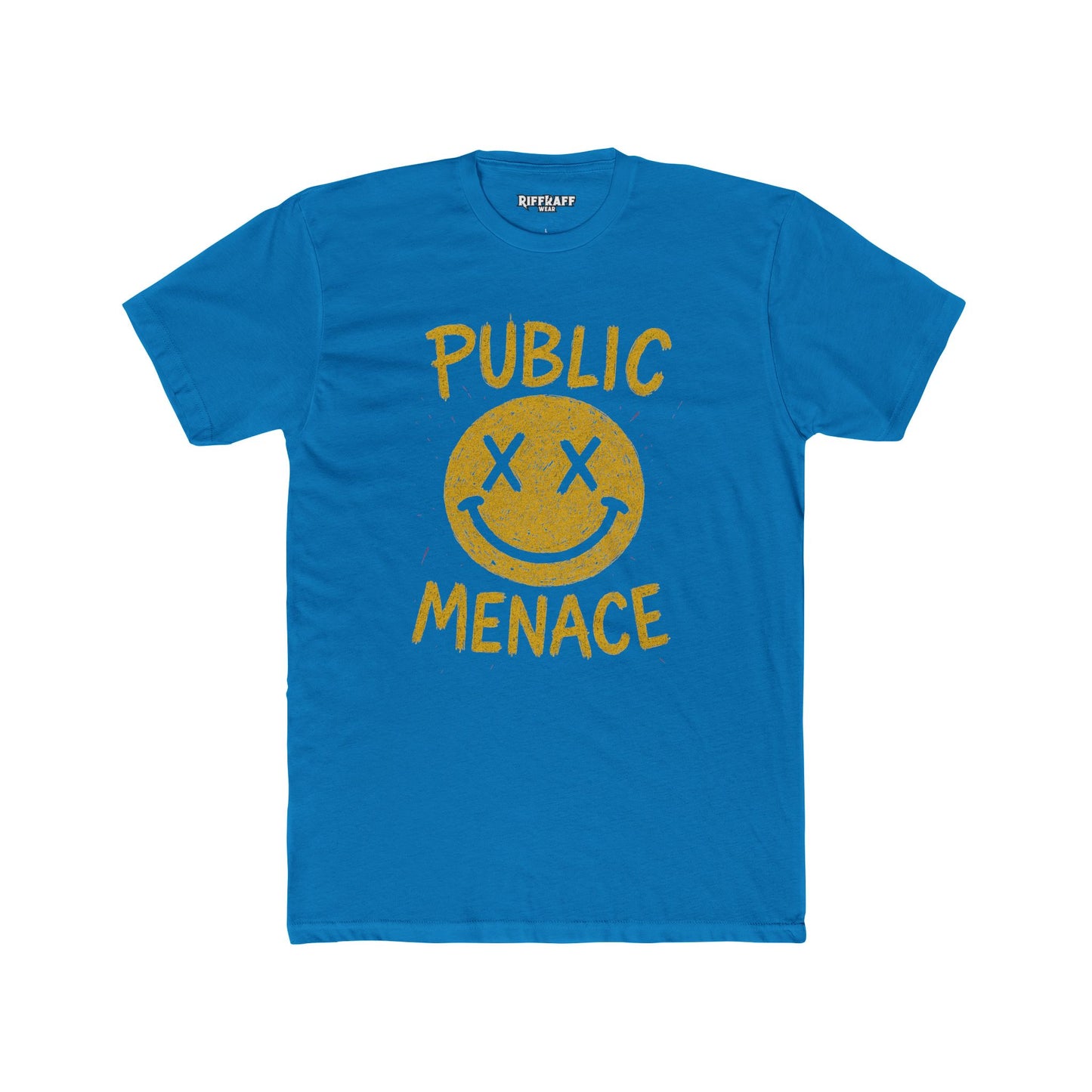 Unisex Cotton Crew Tee - Public Menace Graphic T-Shirt for Casual Style - Riff Raff Wear