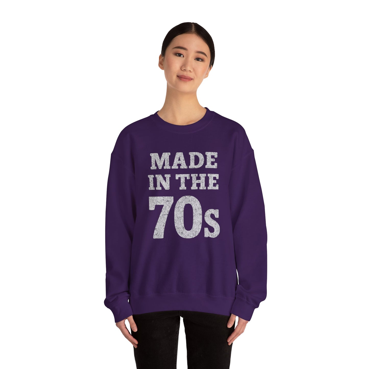 Retro 70s Crewneck Sweatshirt - Made in the 70s - Riff Raff Wear