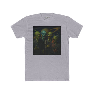 Alien Band Unisex Cotton Crew Tee - Unique Graphic T-Shirt for Music Lovers - Riff Raff Wear