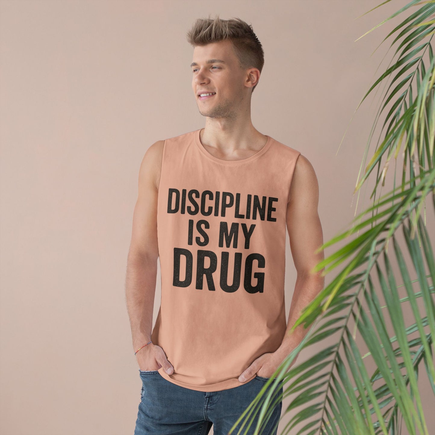Discipline Is My Drug Unisex Tank Top - Motivational Fitness Apparel - Riff Raff Wear