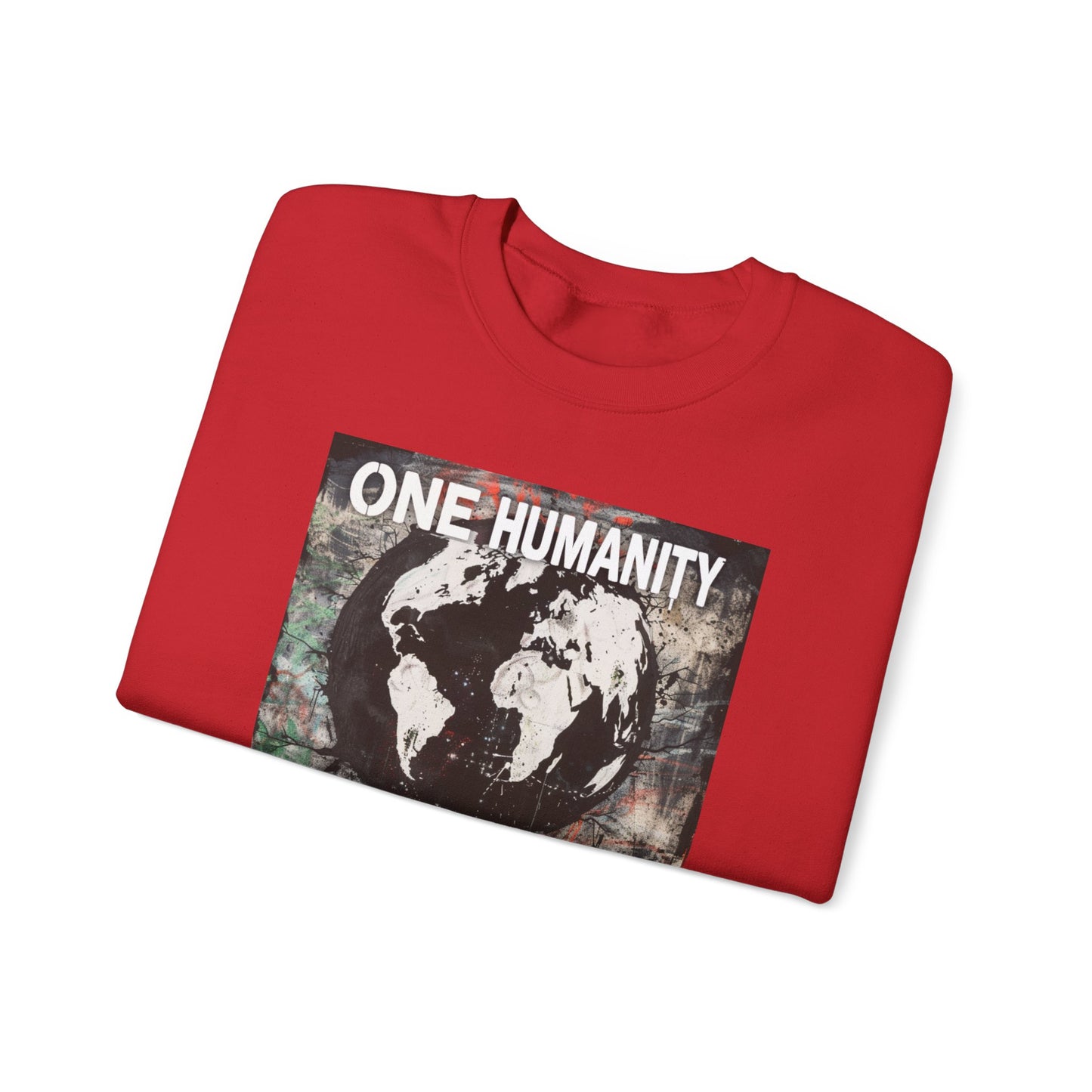 One Humanity Unisex Crewneck Sweatshirt - Comfortable & Stylish - Riff Raff Wear