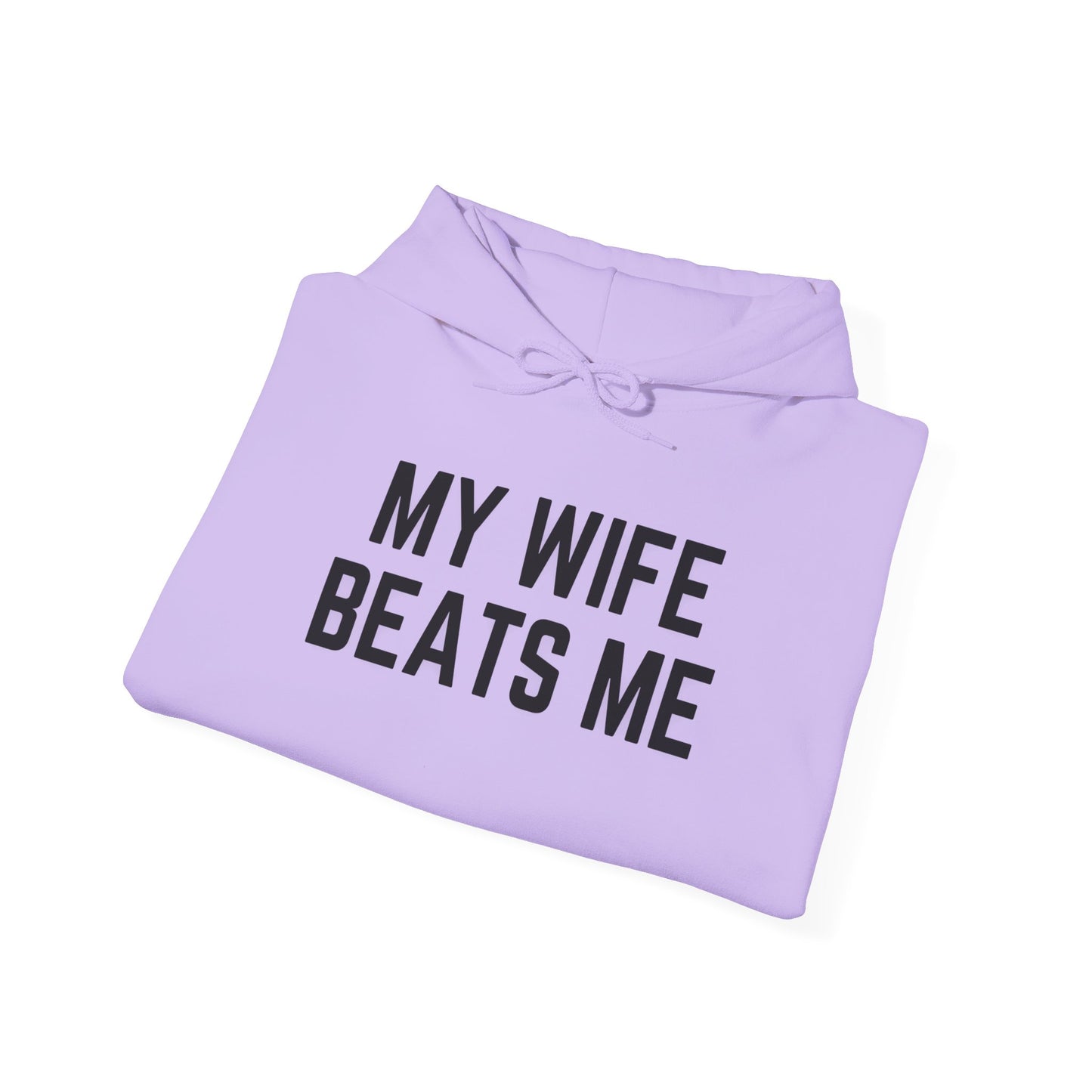 Funny Wife Humor Hoodie - Unisex Heavy Blend Sweatshirt for Couples - Riff Raff Wear