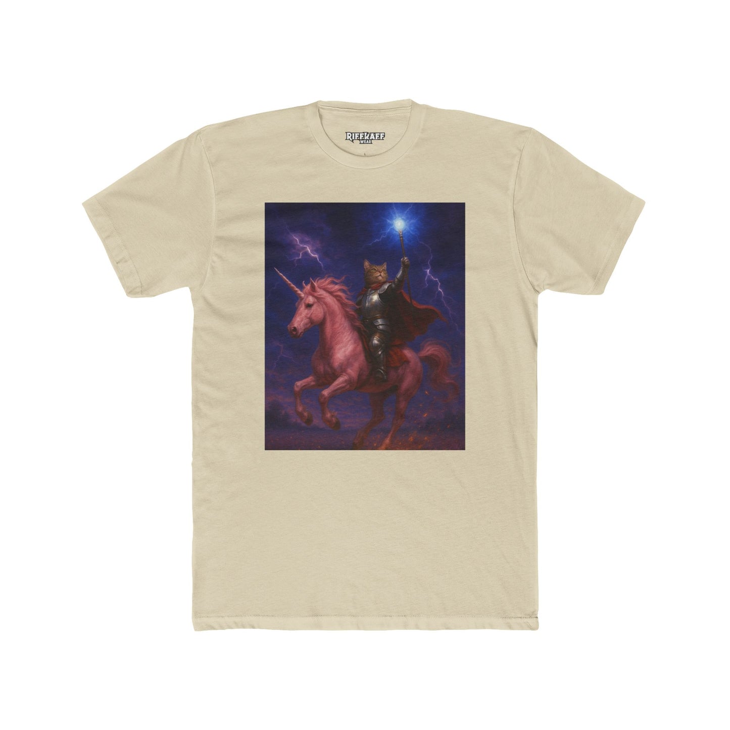 Epic Unicorn Warrior Unisex Cotton Crew Tee – Fantasy Tee for Animal Lovers - Riff Raff Wear