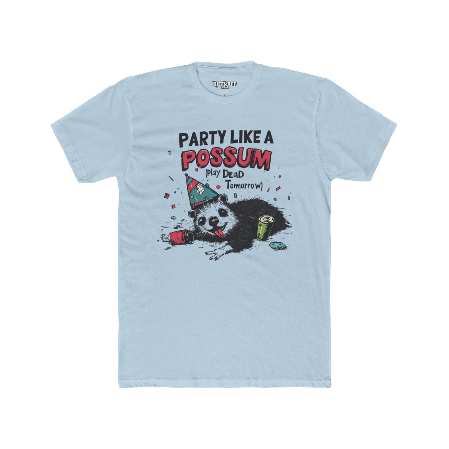 Funny Possum Graphic Tee, Cute T-Shirt for Parties, Gift for Animal Lovers - Riff Raff Wear