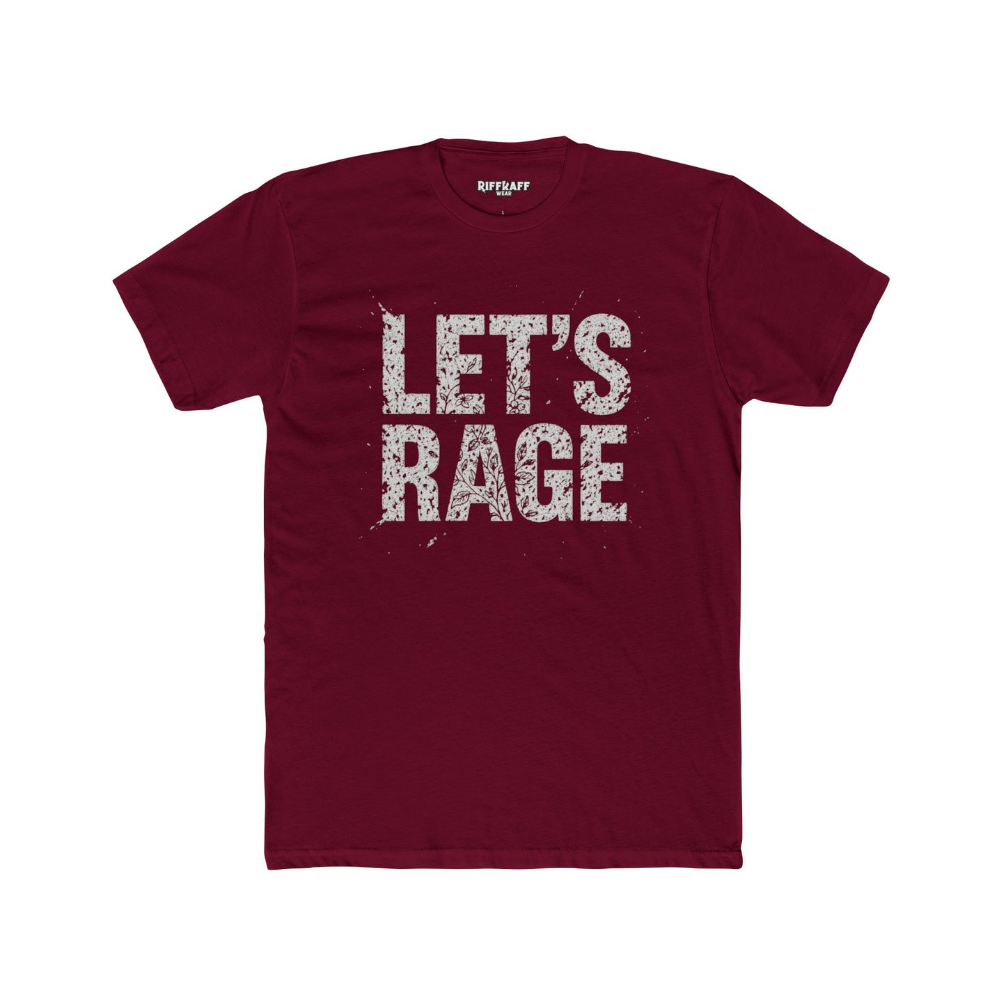 Unisex Cotton Crew Tee - Let's Rage Graphic T-Shirt for Music Lovers - Riff Raff Wear