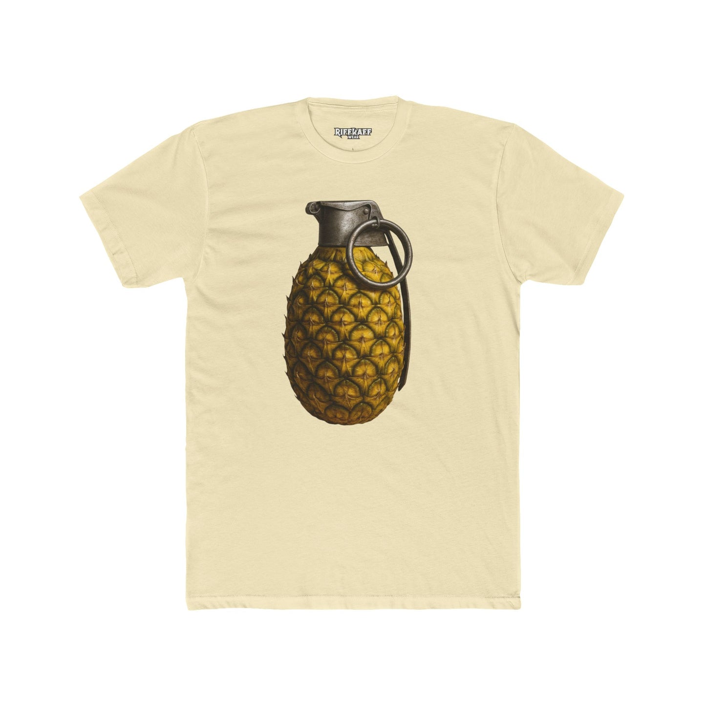 Unique Pineapple Grenade Unisex Cotton Crew Tee - Riff Raff Wear