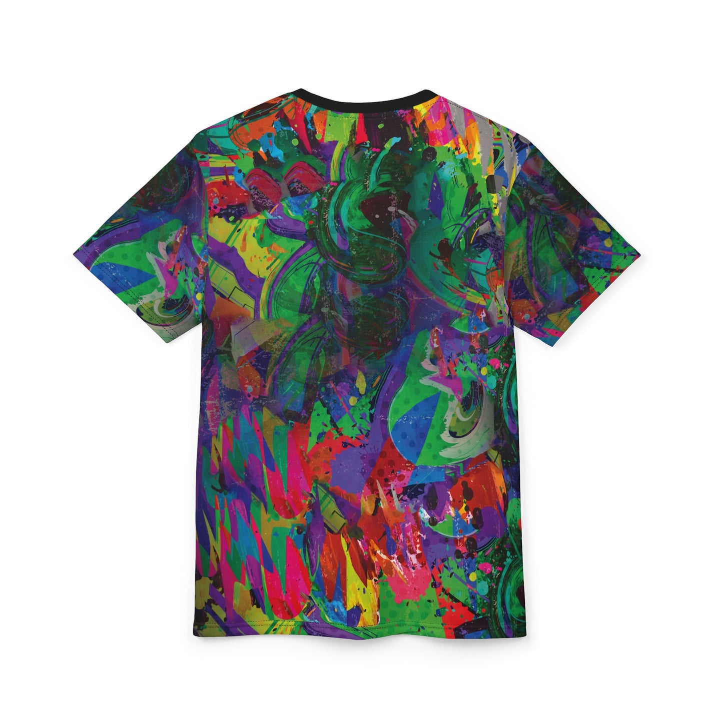 Colorful Skull Graphic Unisex Tee - Edgy Art Shirt for Festivals and Everyday Wear - Riff Raff Wear