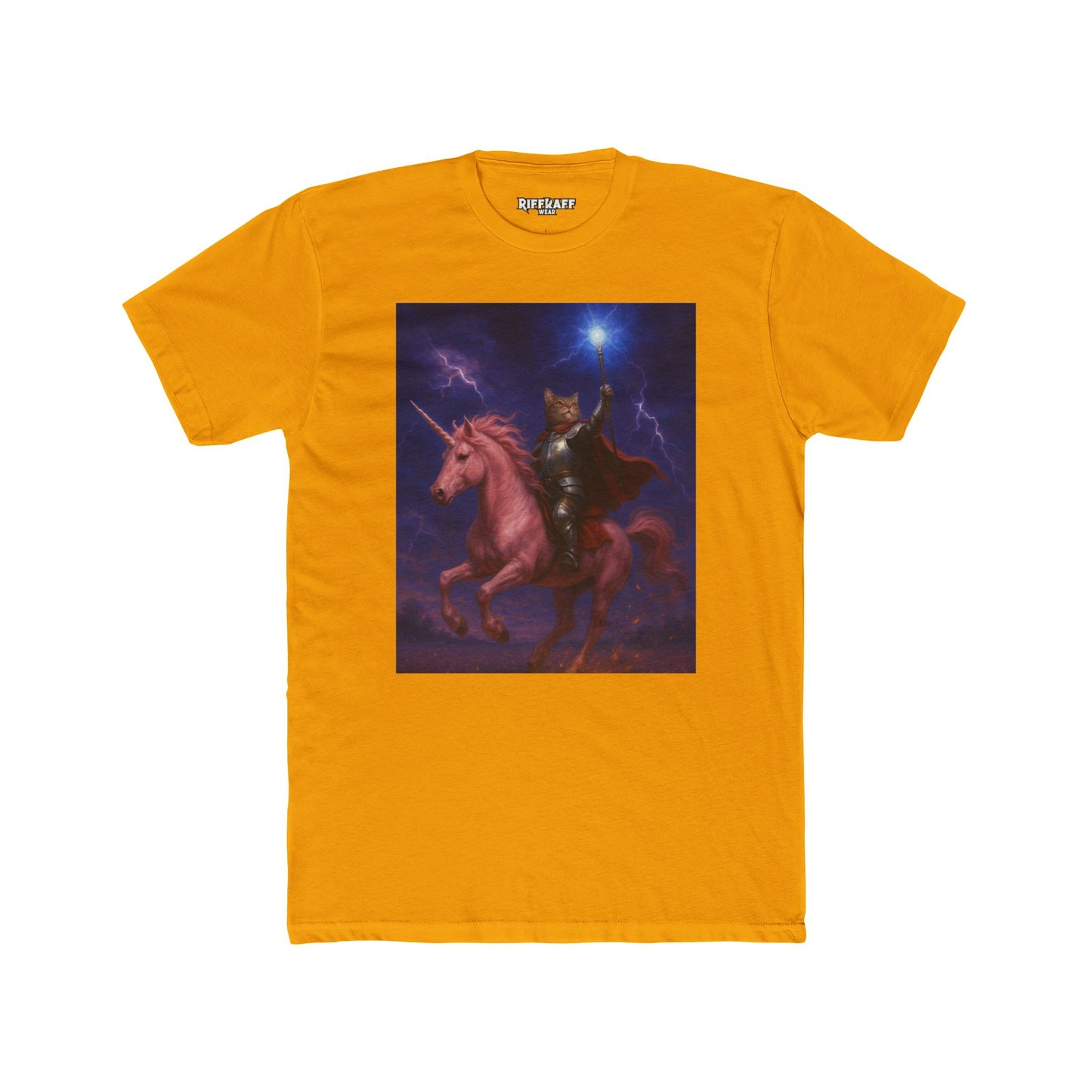 Epic Unicorn Warrior Unisex Cotton Crew Tee – Fantasy Tee for Animal Lovers - Riff Raff Wear
