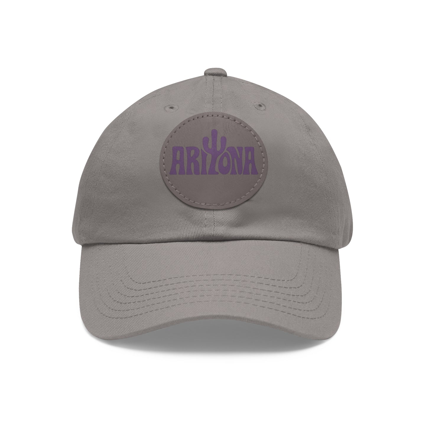 Arizona Dad Hat with Leather Patch - Casual & Stylish Cap