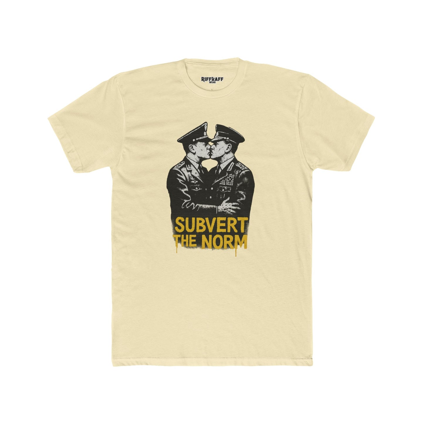 Unisex Cotton Crew Tee - "Subvert The Norm" Riff Raff Wear