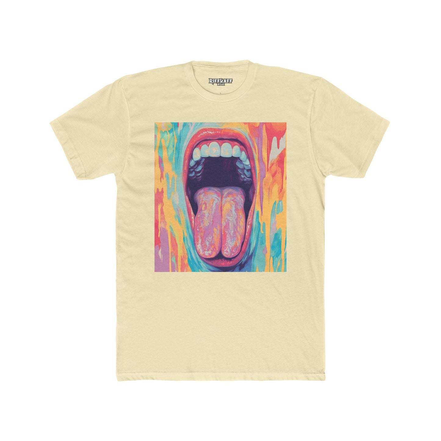 Colorful Expression Graphic Tee - Unisex Cotton Crew Mouth - Riff Raff Wear
