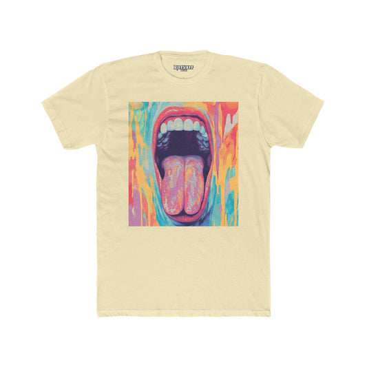Colorful Expression Graphic Tee - Unisex Cotton Crew Mouth - Riff Raff Wear