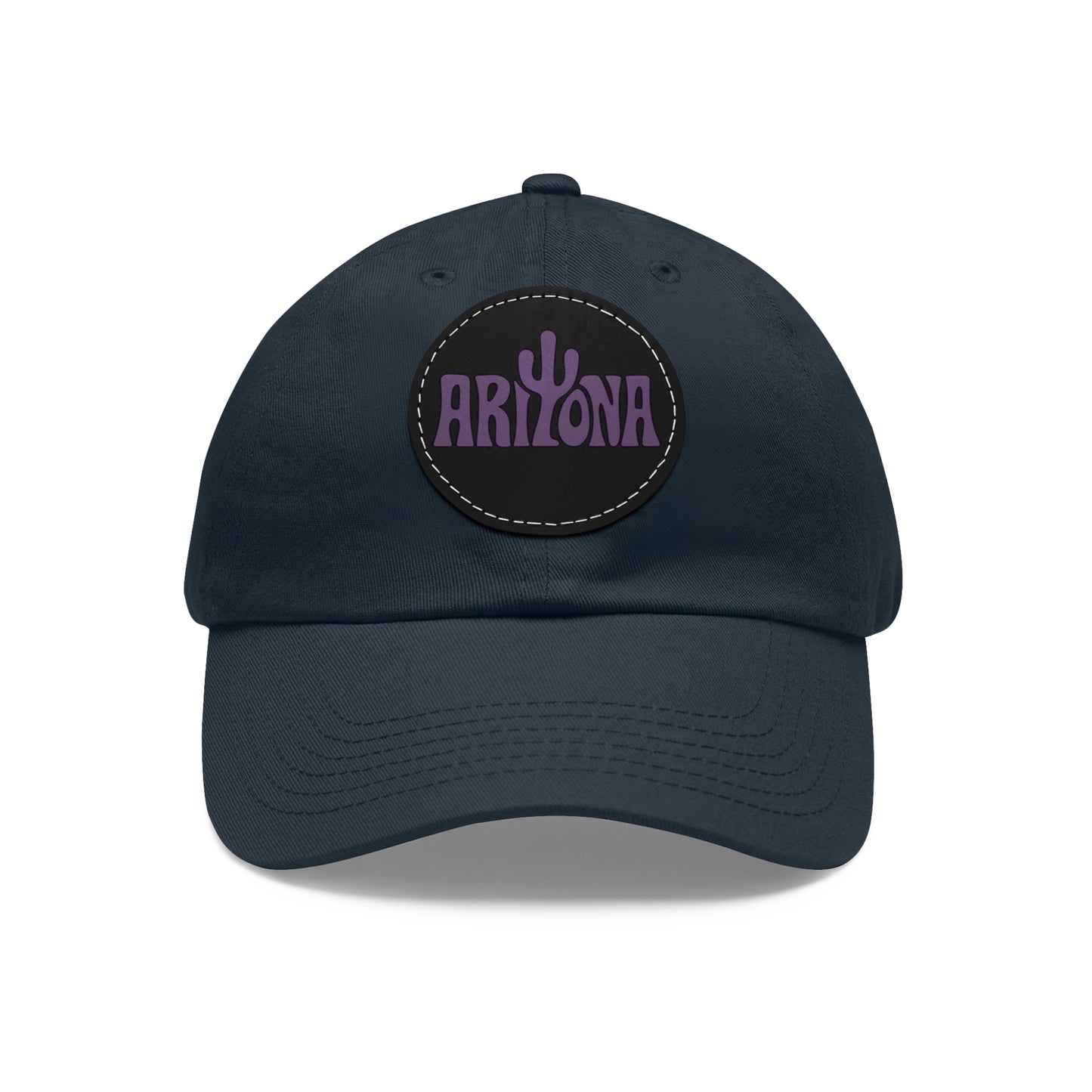 Arizona Dad Hat with Leather Patch - Casual & Stylish Cap