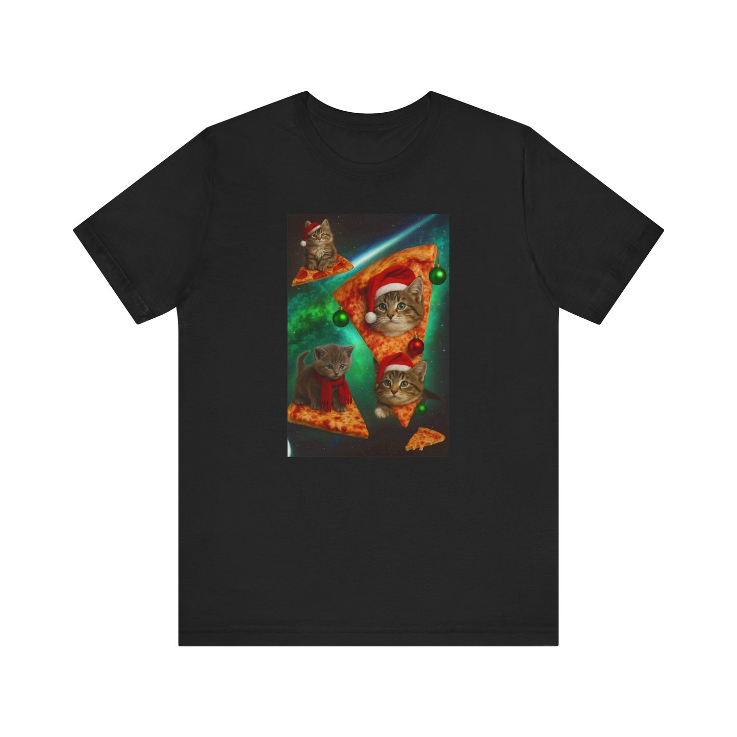 Pizza Cat Unisex Tee, Funny Cat T-Shirt, Cat Lover Gift, Cute Pet Apparel, Trendy Pizza Shirt, Cool Cat Design - Riff Raff Wear