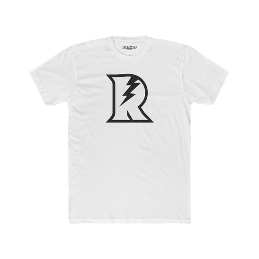 Unisex Cotton Crew Tee - Bold 'R' Lightning Logo - Casual Graphic T-Shirt - Riff Raff Wear