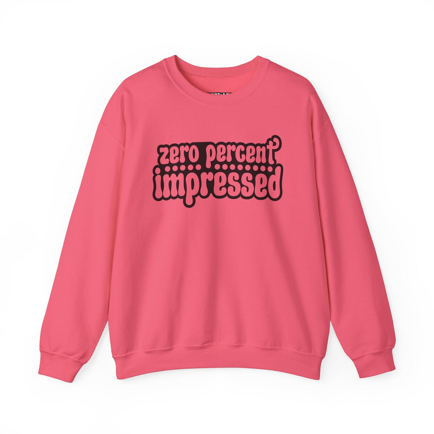 Unisex Heavy Blend™ Crewneck Sweatshirt - "Zero Percent Impressed" - Riff Raff Wear