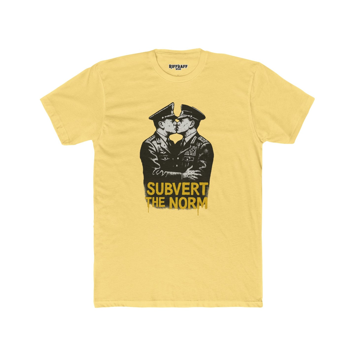 Unisex Cotton Crew Tee - "Subvert The Norm" Riff Raff Wear