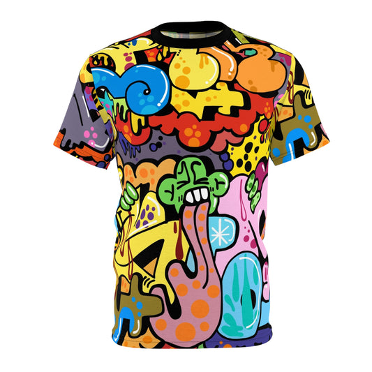 Vibrant Graphic Unisex Tee - Colorful Art Design for Creative Souls - Riff Raff Wear