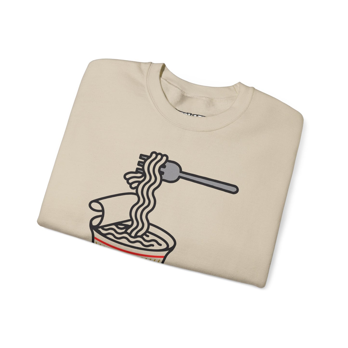 Parody Logo Series - Sup Nerdles? Instant Noodles Sweatshirt - Unisex Heavy Blend™ Crewneck - Riff Raff Wear