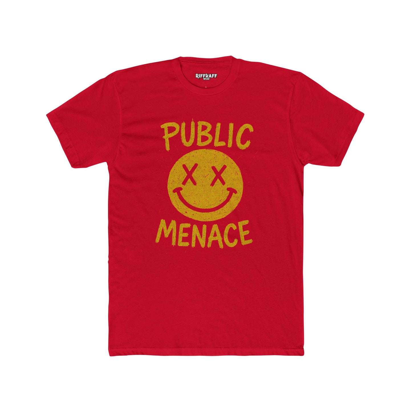 Unisex Cotton Crew Tee - Public Menace Graphic T-Shirt for Casual Style - Riff Raff Wear
