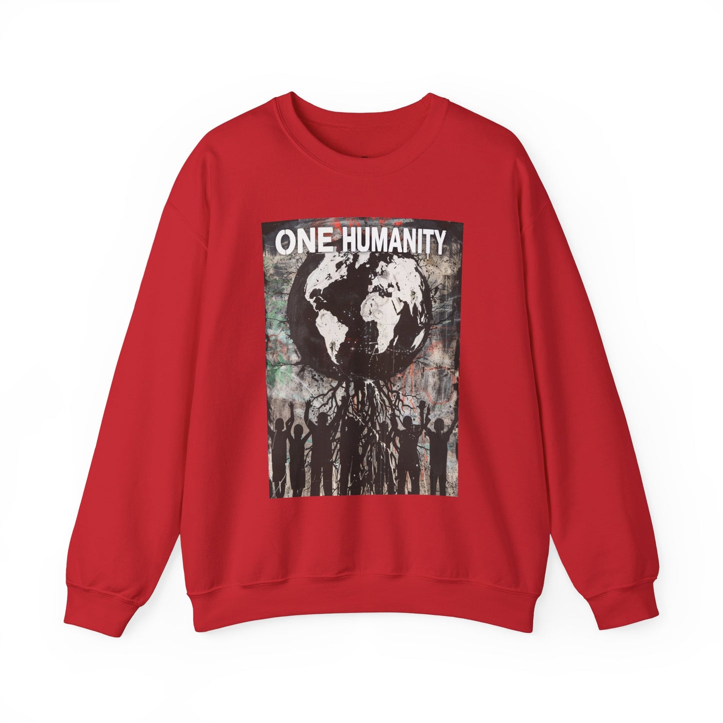 One Humanity Unisex Crewneck Sweatshirt - Comfortable & Stylish - Riff Raff Wear