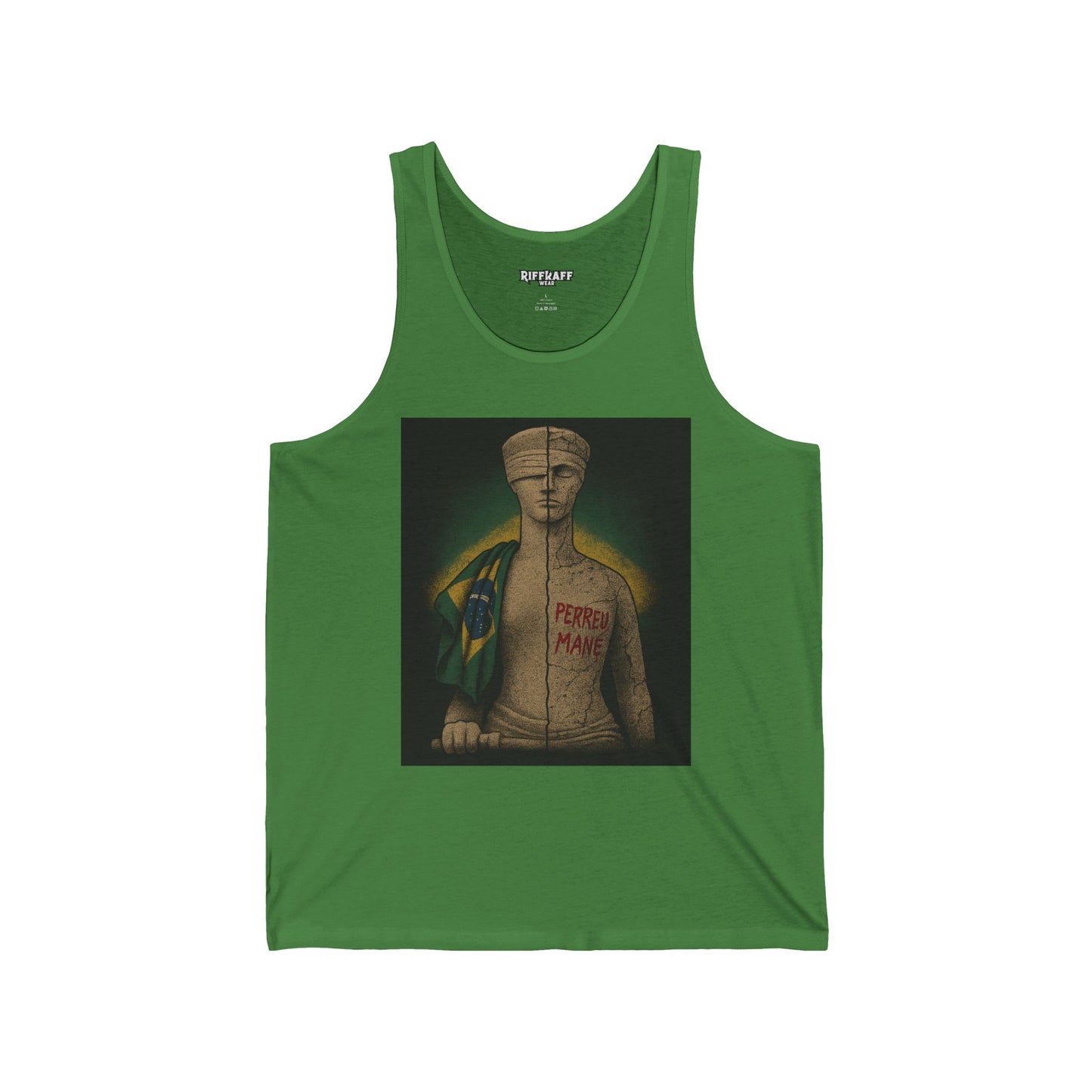 Peperoni Man Unisex Jersey Tank - Artistic Graphic Tee for Summer Vibes - Riff Raff Wear