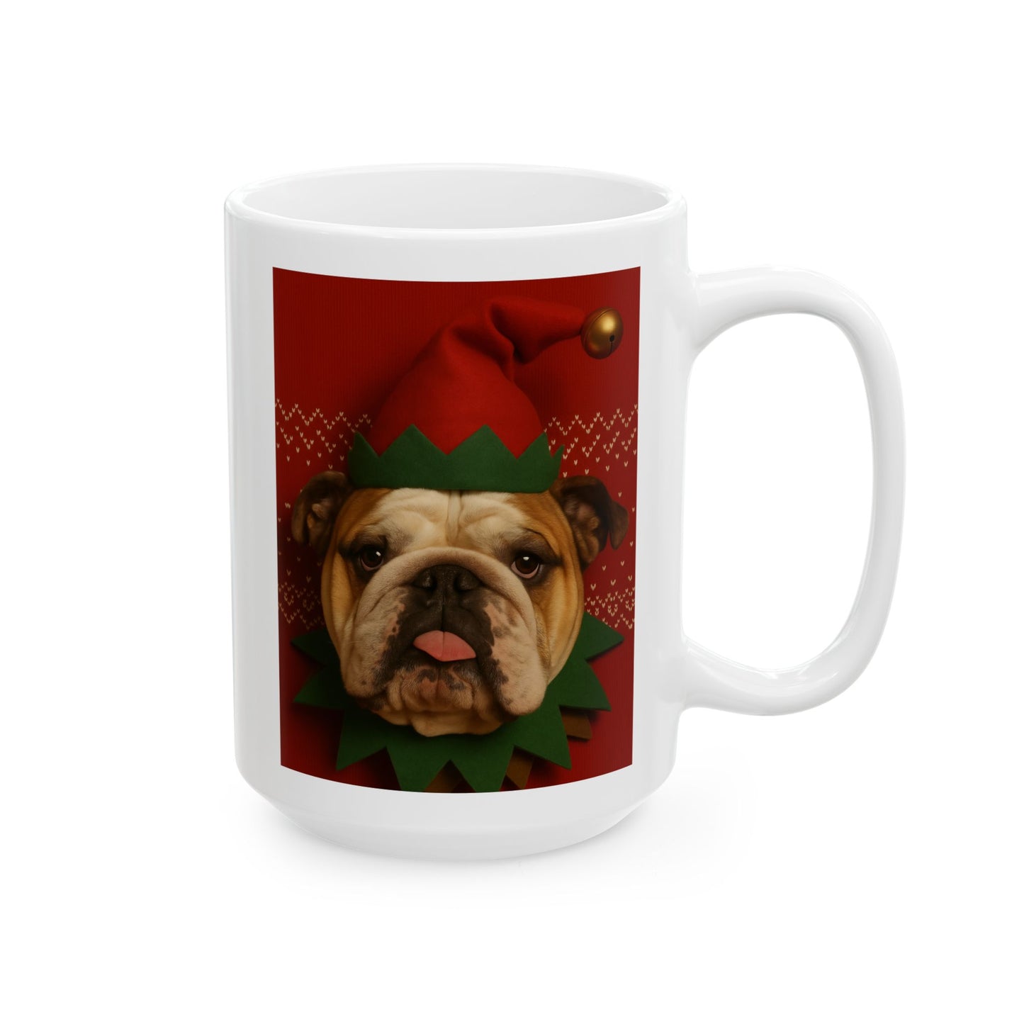 Festive Ceramic Mug - Perfect for Holiday Cheer, Gift for Coffee Lovers, Christmas Mug, Tea Lovers, Seasonal Drinkware - Riff Raff Wear
