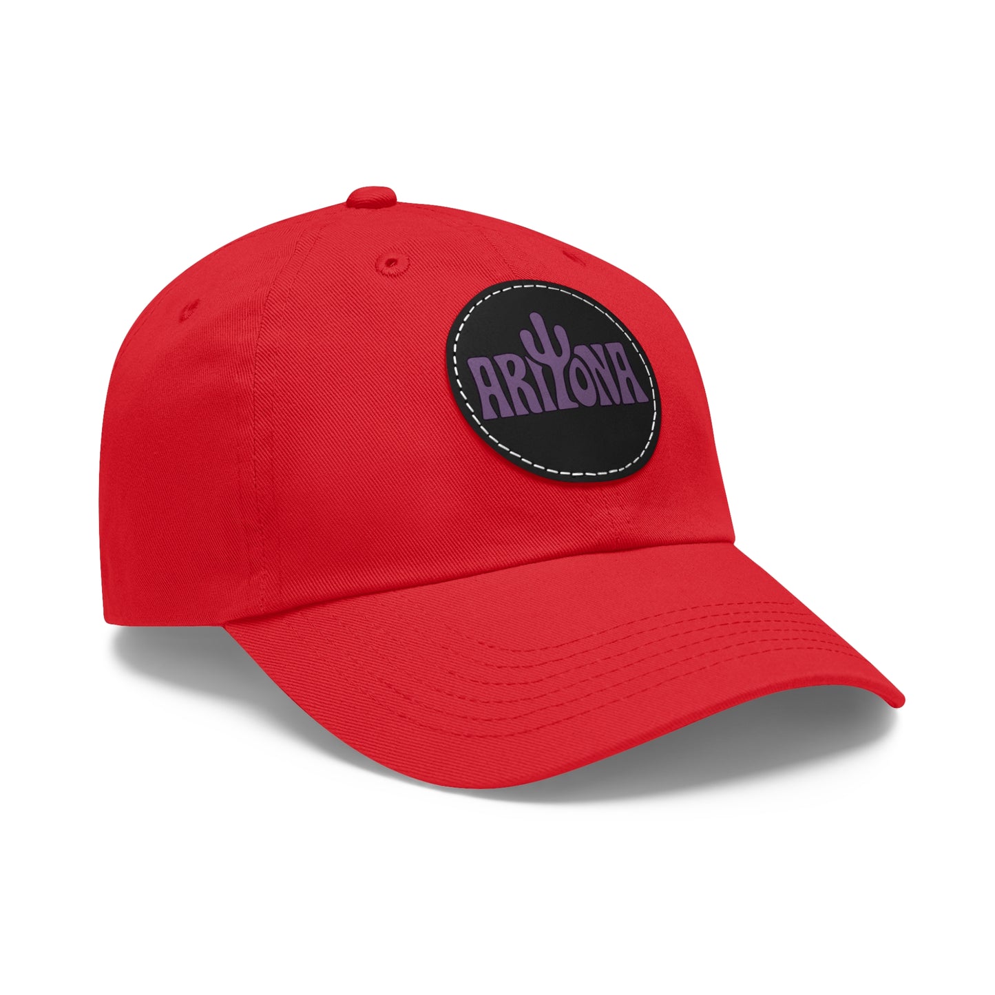 Arizona Dad Hat with Leather Patch - Casual & Stylish Cap