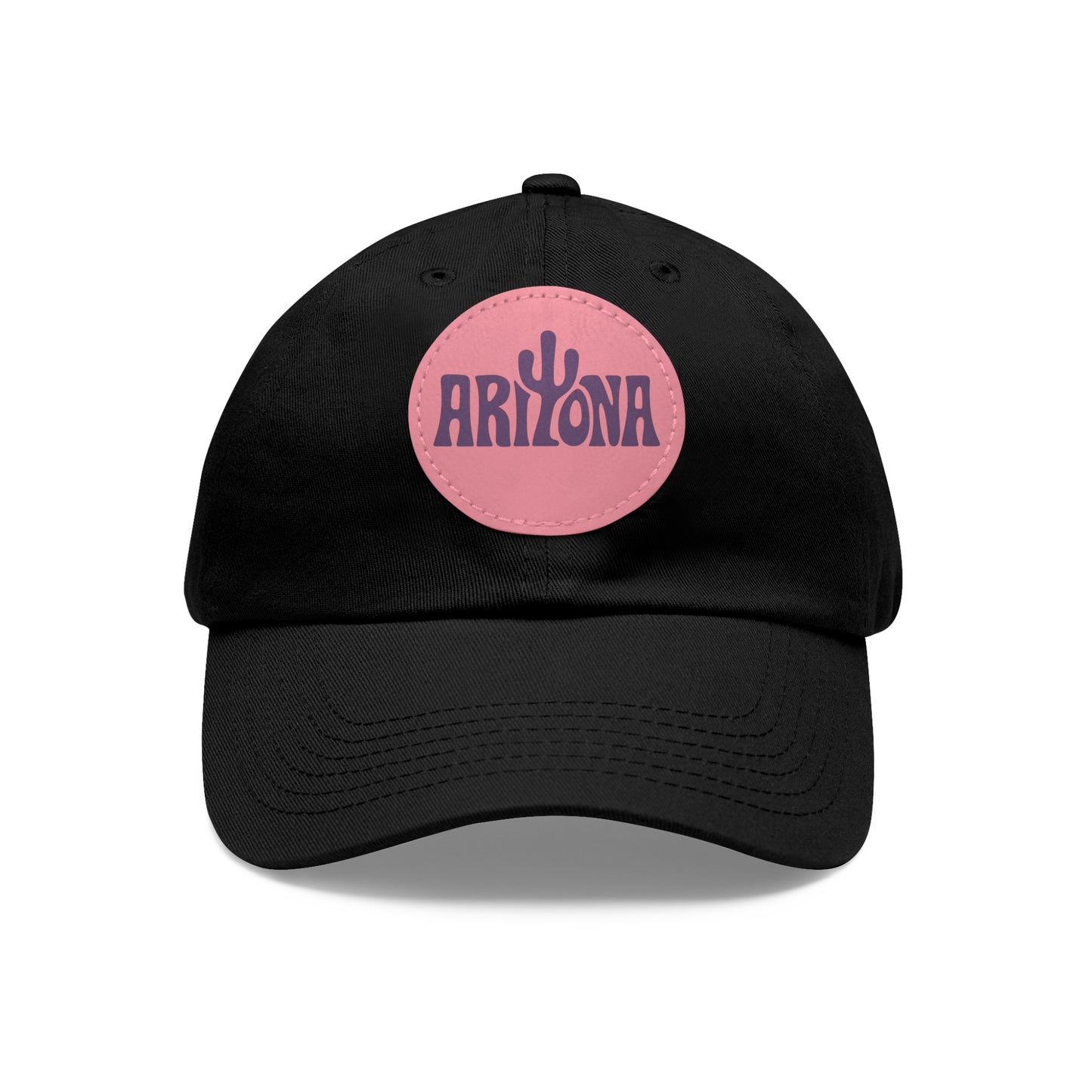 Arizona Dad Hat with Leather Patch - Casual & Stylish Cap
