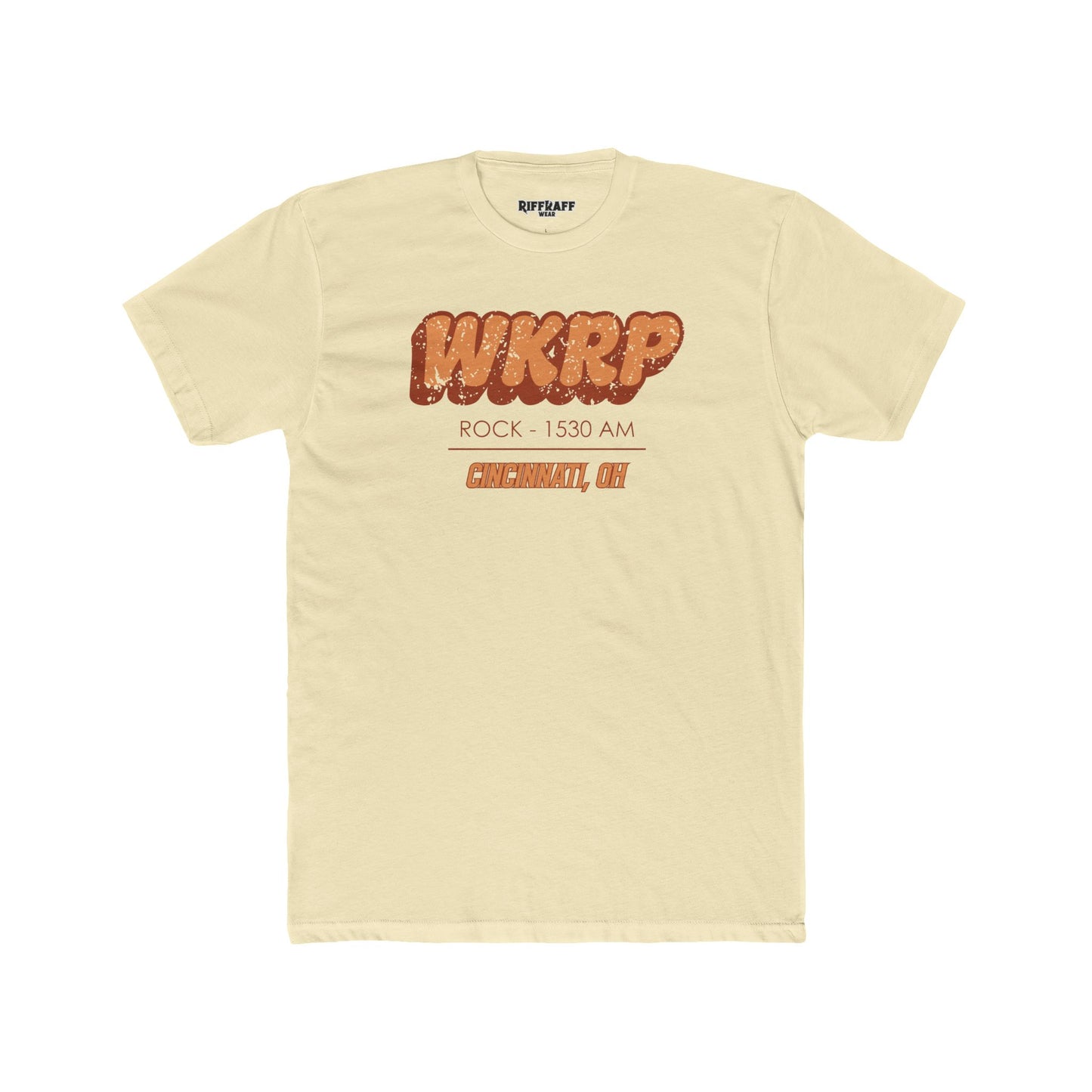 WKRP - Unisex Cotton Crew Tee Riff Raff Wear