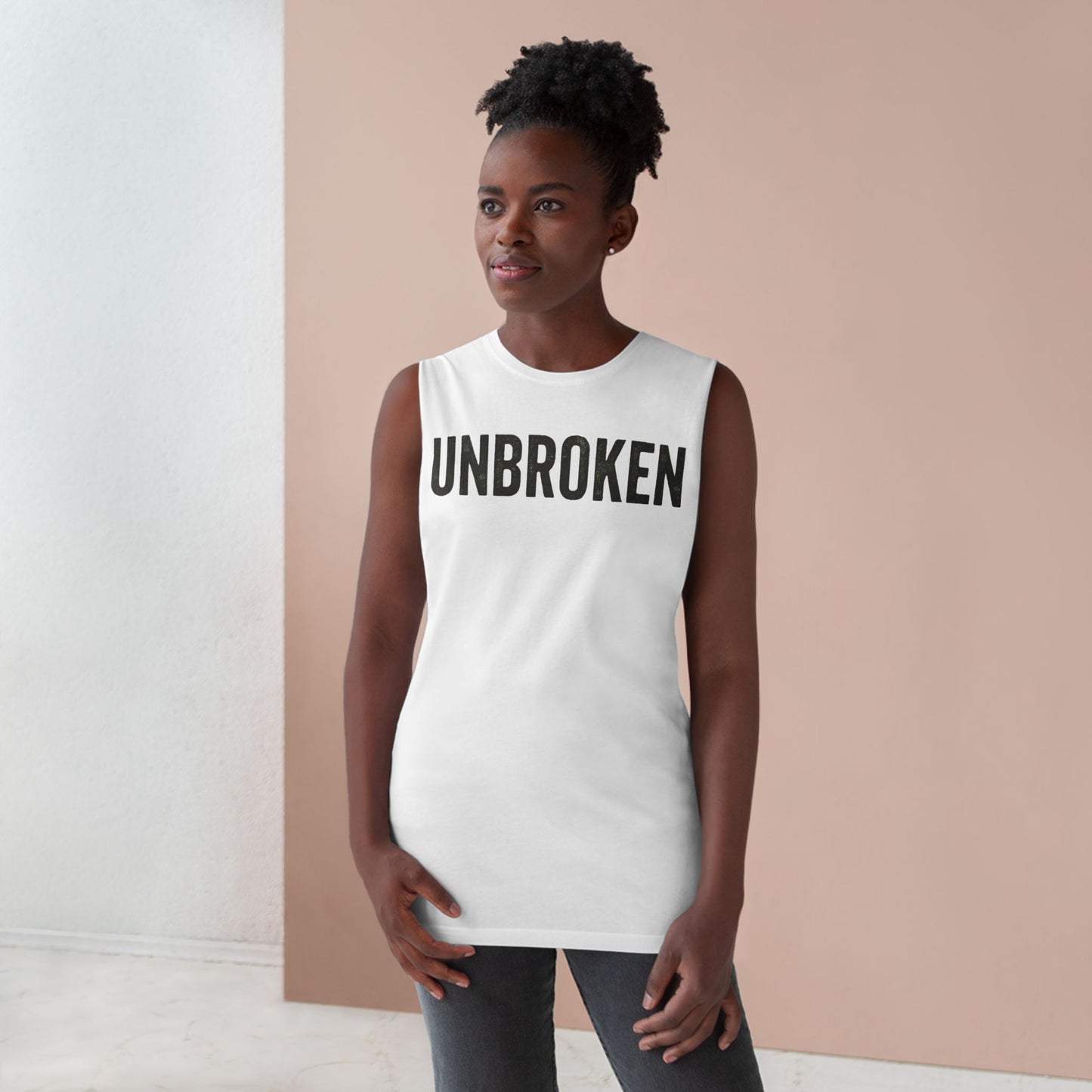 Unisex Unbroken Tank - Motivational Workout Apparel - Riff Raff Wear