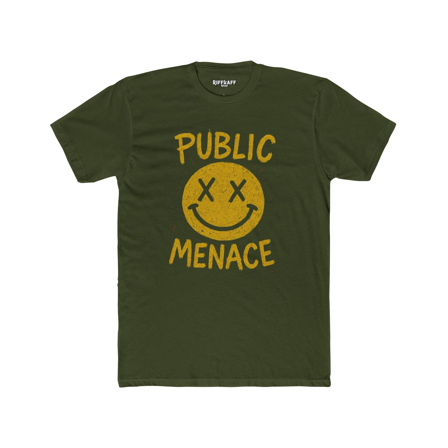 Unisex Cotton Crew Tee - Public Menace Graphic T-Shirt for Casual Style - Riff Raff Wear