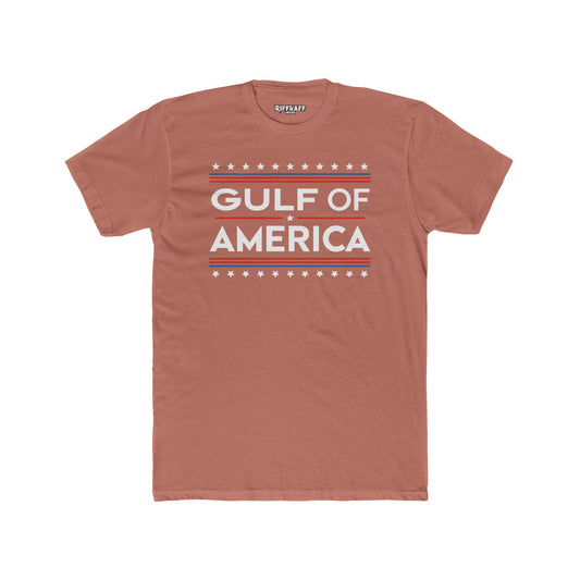 Gulf of America Unisex Cotton Crew Tee - Casual Summer Graphic T-Shirt - Riff Raff Wear