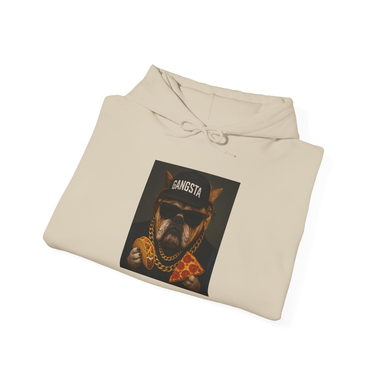 Gangsta Dog Hoodie - Unisex Heavy Blend™ Sweatshirt - Riff Raff Wear