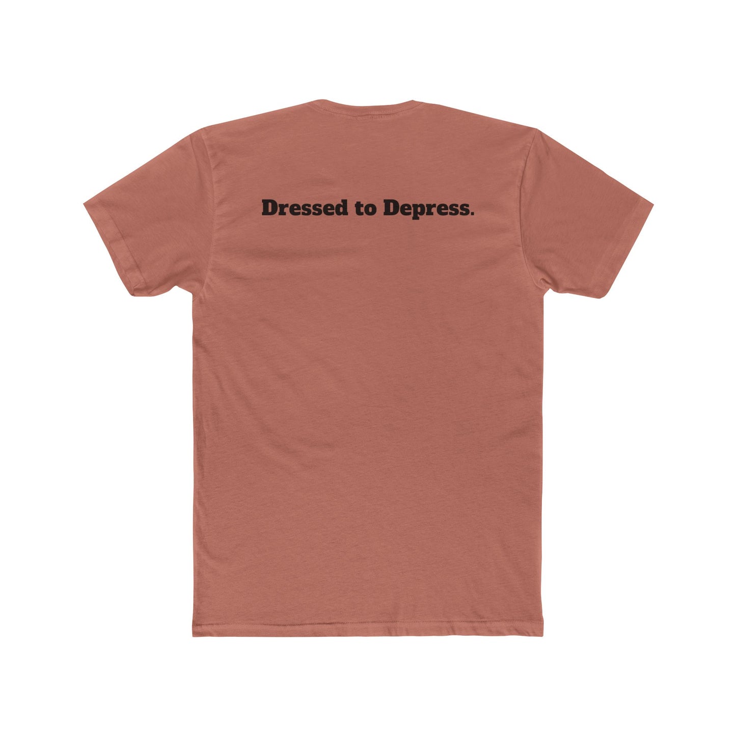 Unisex Cotton Crew Tee - Dressed to Depress Graphic T-Shirt for Casual Style - Riff Raff Wear
