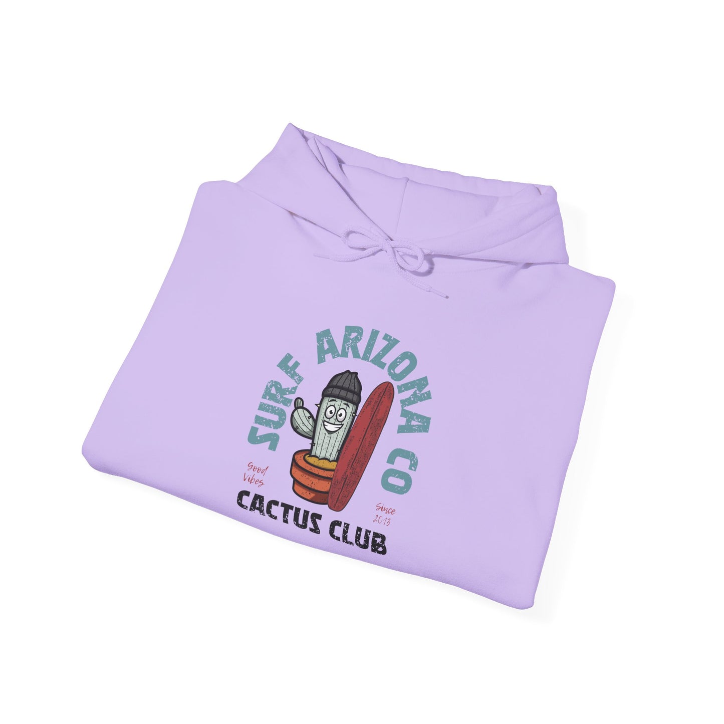 Surf Arizona Cactus Club Hoodie - Unisex Heavy Blend™ Sweatshirt for Beach Lovers - Riff Raff Wear