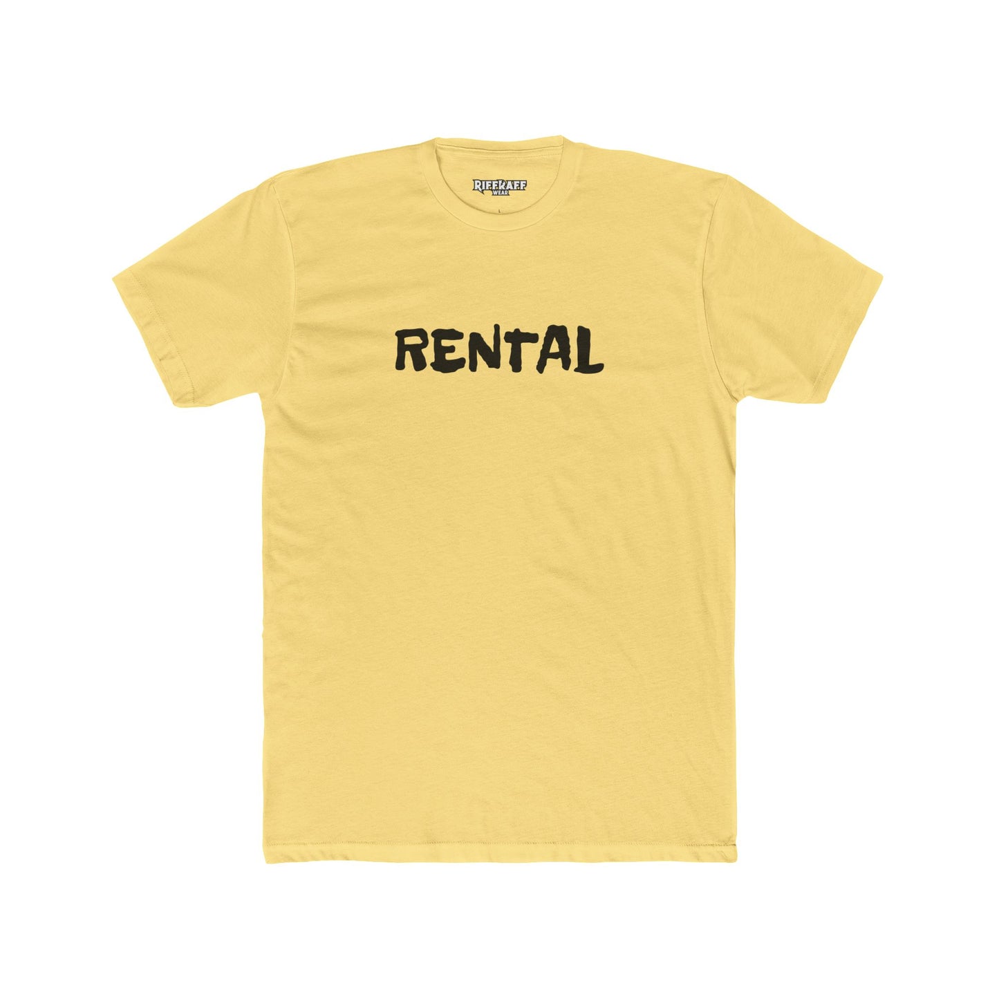Casual Unisex Crew Tee - "RENTAL" Statement T-Shirt for Everyday Wear _ Riff Raff Wear