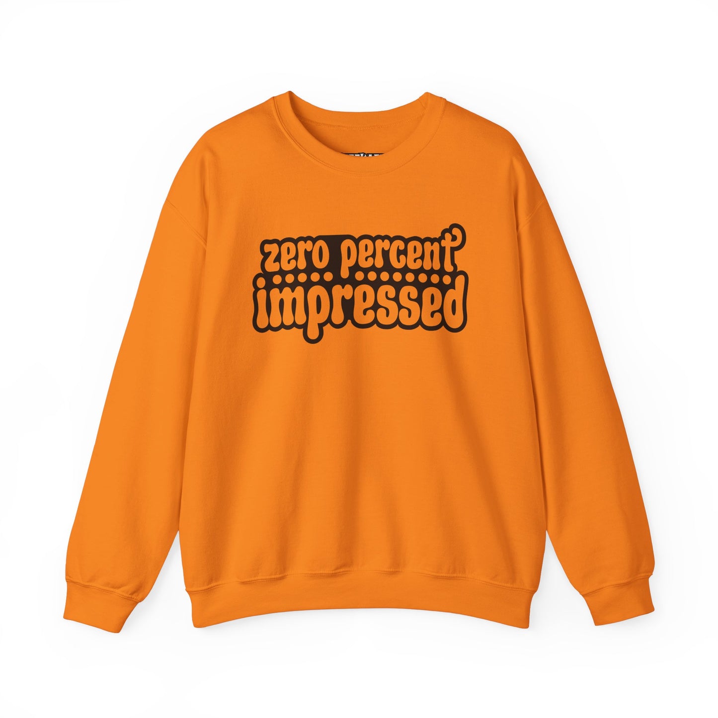 Unisex Heavy Blend™ Crewneck Sweatshirt - "Zero Percent Impressed" - Riff Raff Wear