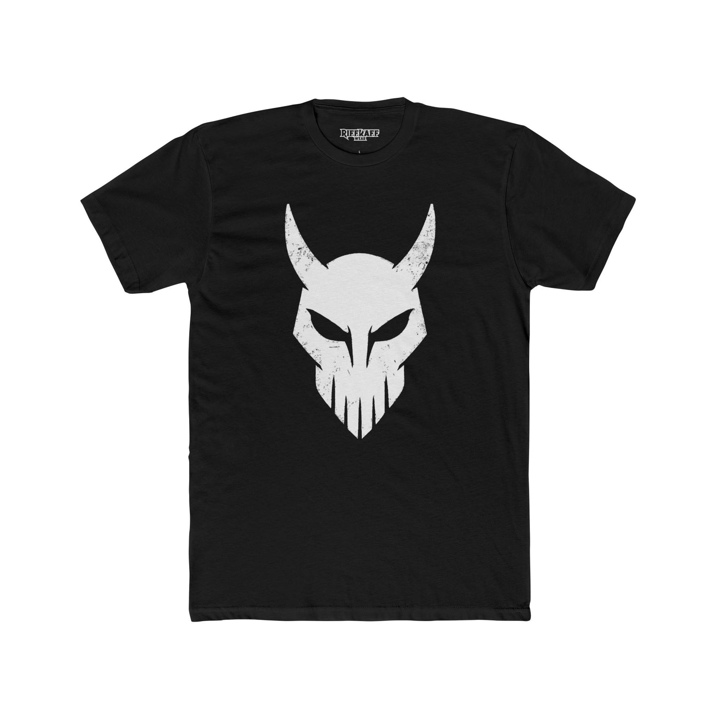 Bold Viking Skull Unisex Cotton Crew Tee - Graphic Tee for Casual Wear - Riff Raff Wear - Fitness