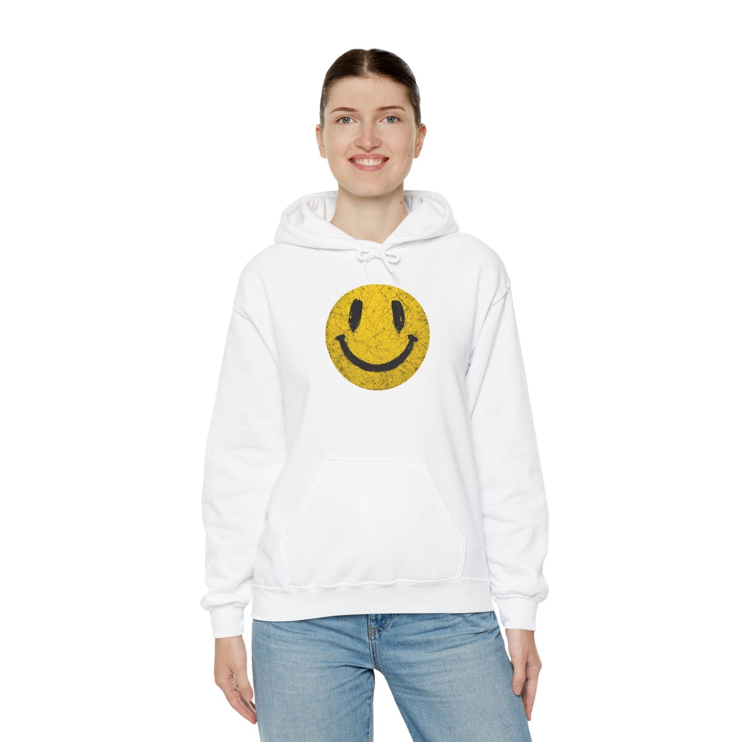 Smile Graphic Unisex Hoodie - Cozy & Stylish Sweatshirt for Positive Vibes - Riff Raff Wear